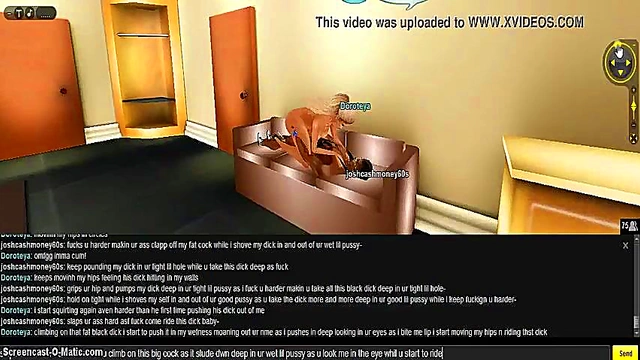 Doroteya Takes Pleasure In Hotel Room With 3D Game Anime Sex