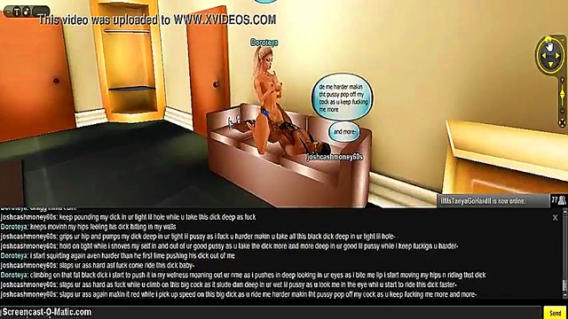 Doroteya Takes Pleasure In Hotel Room With 3D Game Anime Sex