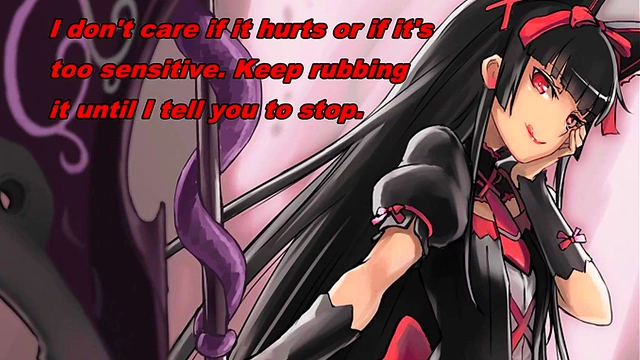 Gothic Rory Anime Femdom Teases With Jerk Off Instructions & Edge Denial