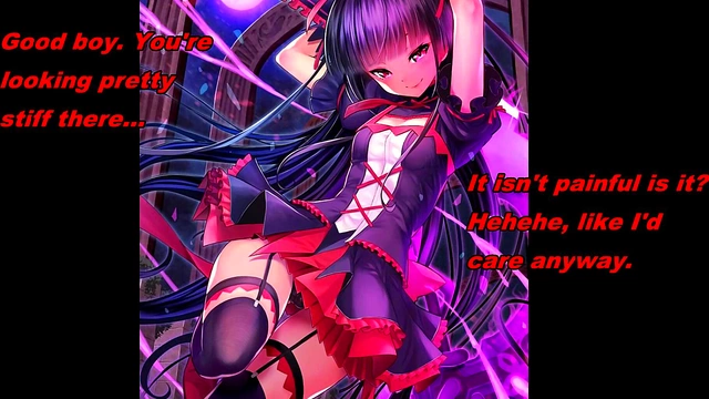 Gothic Rory Anime Femdom Teases With Jerk Off Instructions & Edge Denial