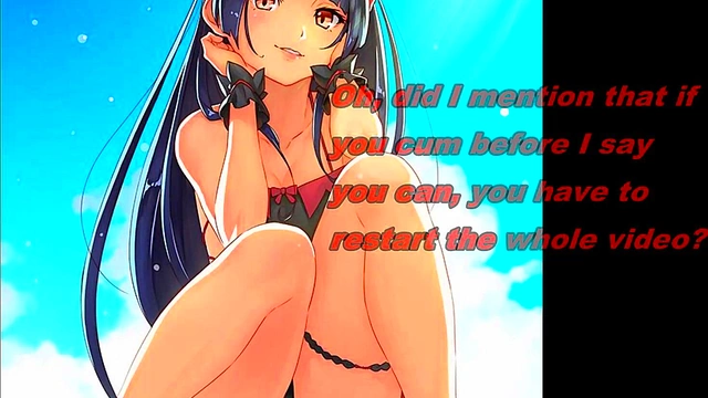 Gothic Rory Anime Femdom Teases With Jerk Off Instructions & Edge Denial