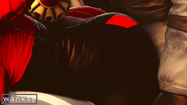 Harley Quinn Gang Bangs Knights in Doggy Style for Anime Fans