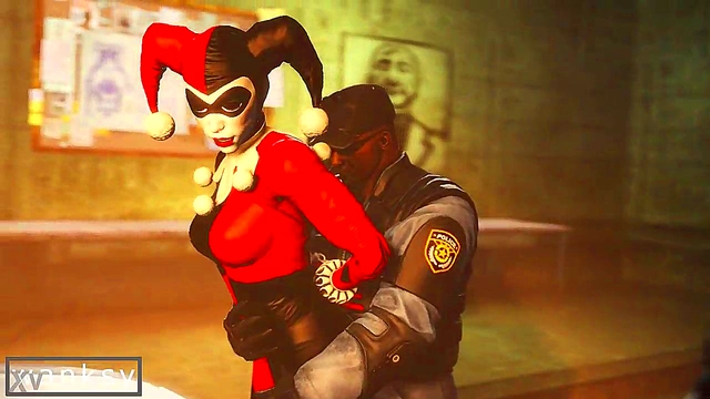 Harley Quinn Gang Bangs Knights in Doggy Style for Anime Fans