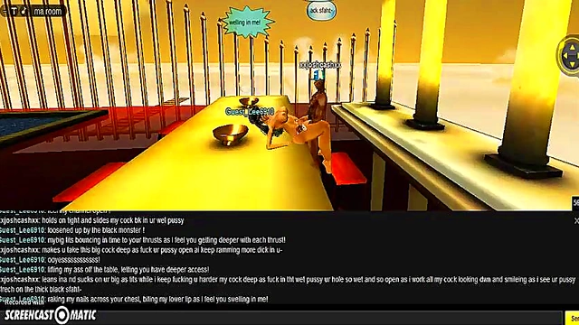 3D Anime Babe Seduces in IMVU Game for Steamy Porn Session