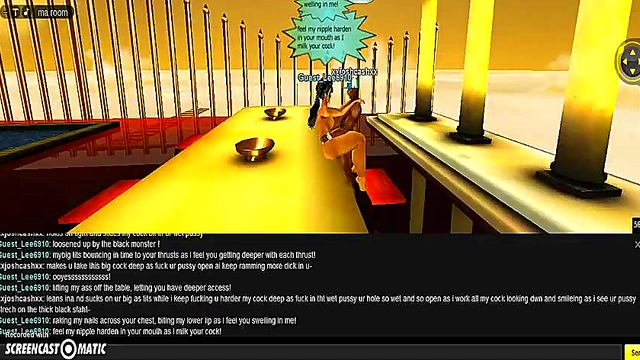 3D Anime Babe Seduces in IMVU Game for Steamy Porn Session