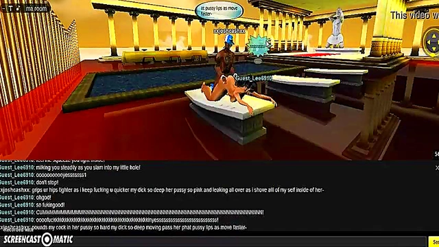 3D Anime Babe Seduces in IMVU Game for Steamy Porn Session