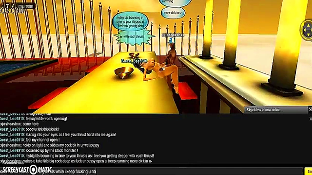 3D Anime Babe Seduces in IMVU Game for Steamy Porn Session