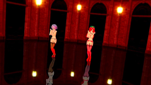 Touhou Character Dances Seductively in 3D Hentai Animation