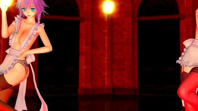 Touhou Character Dances Seductively in 3D Hentai Animation