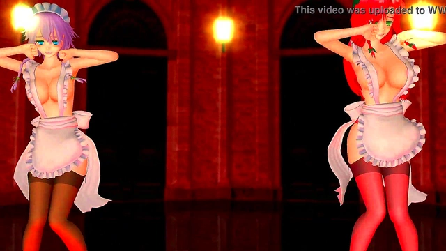 Touhou Character Dances Seductively in 3D Hentai Animation