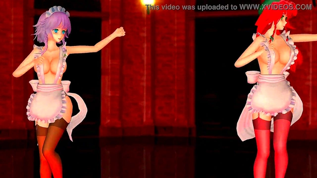 Touhou Character Dances Seductively in 3D Hentai Animation