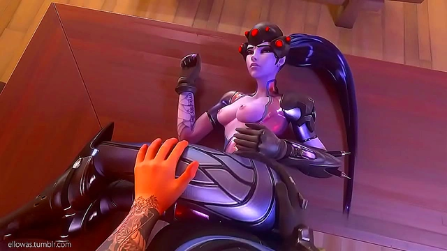 Widowmaker Gets Pounded Doggy Style in Animated Overwatch SFM Scene