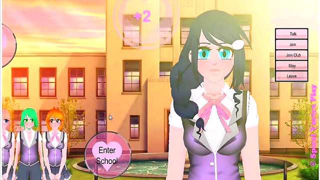 Umichan Maiko Classroom Cheaters Part 3 – Hot Hentai Game Action