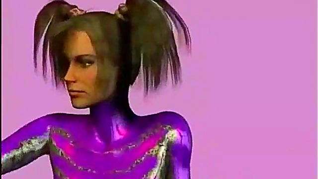 Virtual Stripper With Big Tits Gives Hardcore Anime Blowjob Feast