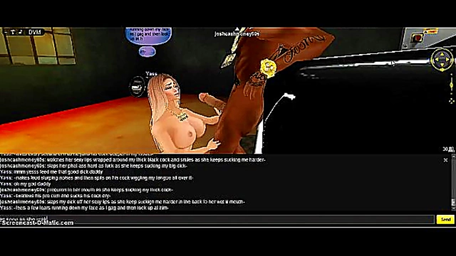 YASS DMV – Hot 3D Anime Chick Gets Fucked In Intense IMVU Game Session