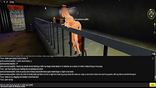 YASS DMV – Hot 3D Anime Chick Gets Fucked In Intense IMVU Game Session