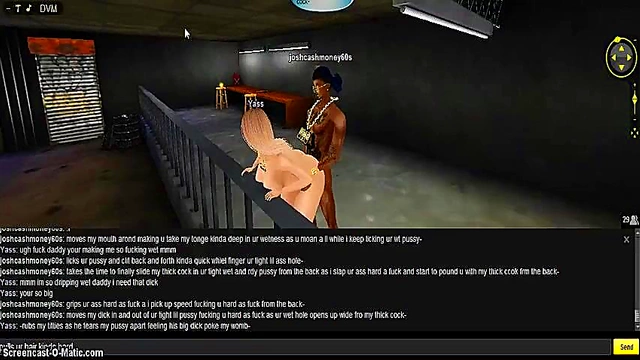 YASS DMV – Hot 3D Anime Chick Gets Fucked In Intense IMVU Game Session