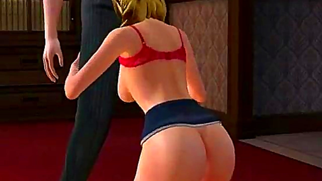 3D Hentai Animation Shows Sexy Couple Fucking Intensely