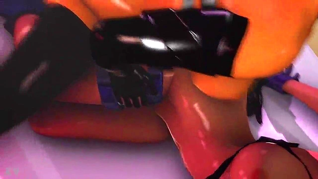 3D Hentai Futa Pharah Pounds Ana Hard In Intense Sex Scene