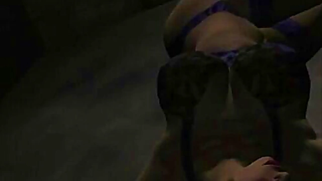 Busty 3D Cartoon Brunette Babe Shows Off Her Huge Tits In Hardcore Fantasy Sex