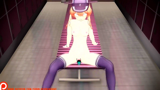 Horny School Girl Uses MMD Dildo for Intense Anime Orgasm