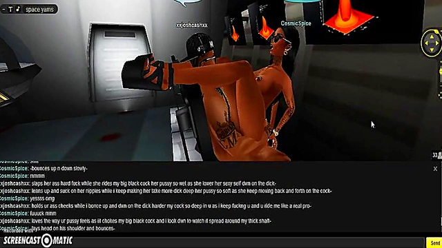 Cosmic Space Sex – 3D Hentai Couple Engages in Intergalactic Pleasure