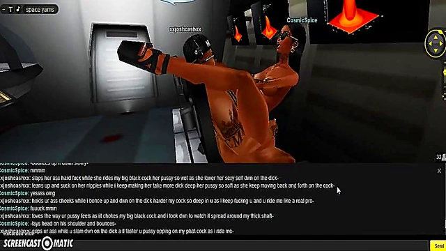 Cosmic Space Sex – 3D Hentai Couple Engages in Intergalactic Pleasure