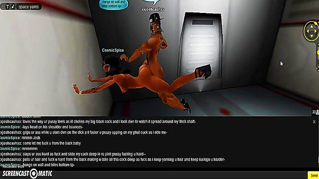 Cosmic Space Sex – 3D Hentai Couple Engages in Intergalactic Pleasure