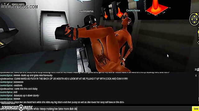 Cosmic Space Sex – 3D Hentai Couple Engages in Intergalactic Pleasure