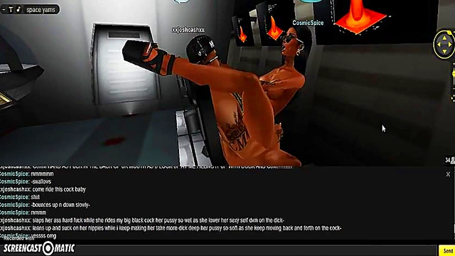 Cosmic Space Sex – 3D Hentai Couple Engages in Intergalactic Pleasure