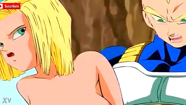 Vegeta Fucks Number 18 in Hot Anime XXX Action