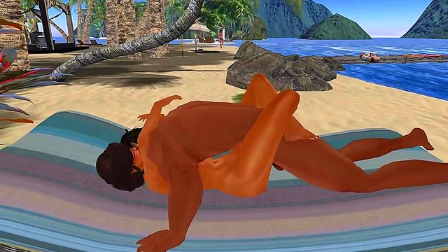 3D Anime Babe Fucks With Butt Plug And Seductive Moves