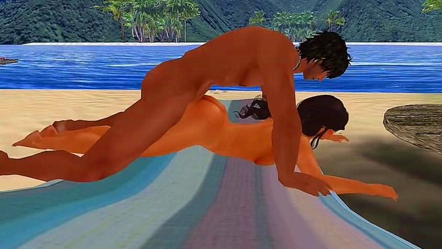 3D Anime Babe Fucks With Butt Plug And Seductive Moves