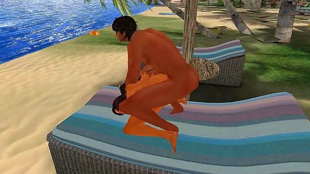 3D Anime Babe Fucks With Butt Plug And Seductive Moves