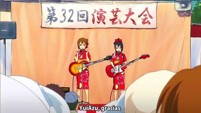 K-ON Anime Girls Rock Out With Sexy Music Performance