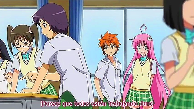 Horny Anime Chick Gets Wild In To Love Ru Hentai Scene