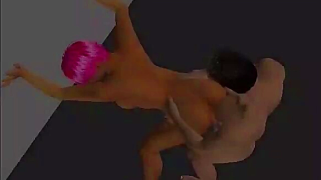 Animated Big-Titted Babe Dances Seductively On Stage For Hardcore Blowjob Fantasy