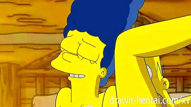 Homer & Marge Simpsons Hentai Parody – Sexy Fun in the Cabin