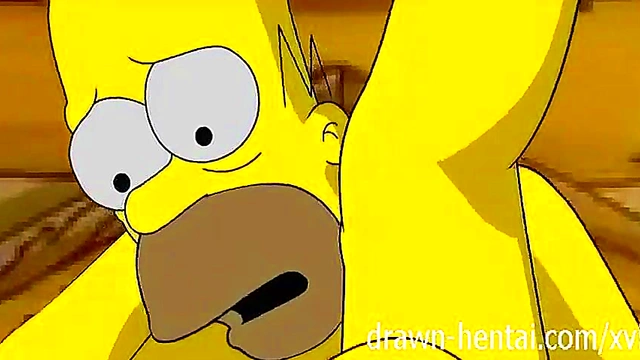 Homer & Marge Simpsons Hentai Parody – Sexy Fun in the Cabin
