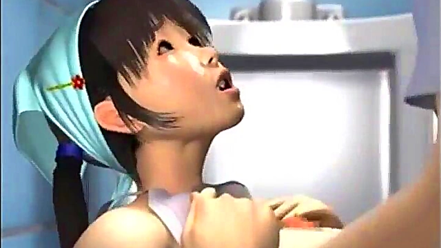 3D Hentai Cleaning Lady Gets Hardcore Anime Monster Gangbanged Wildly