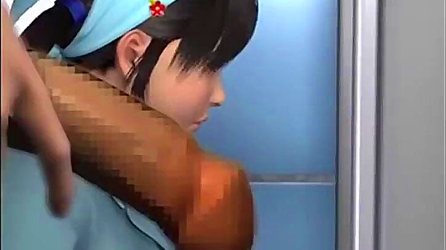 3D Hentai Cleaning Lady Gets Hardcore Anime Monster Gangbanged Wildly