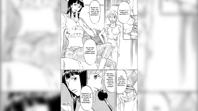 One Piece Hentai Parody – Nami, Robin Enjoy Extreme Erotic Anime Slides