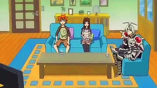 Big-Titted Alien Babe Gets Animated Ecchi Action In To LOVE-RU Hentai