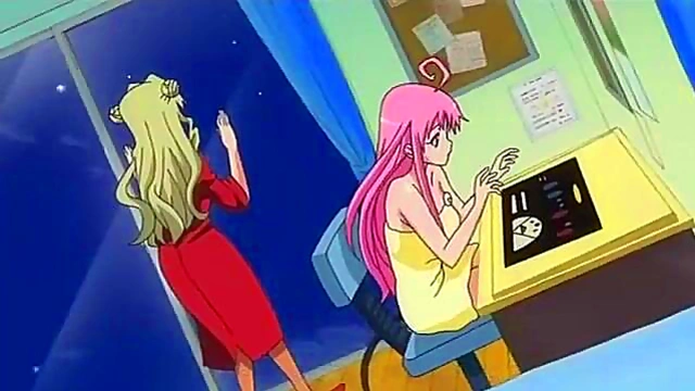 Big-Titted Alien Babe Gets Animated Ecchi Action In To LOVE-RU Hentai