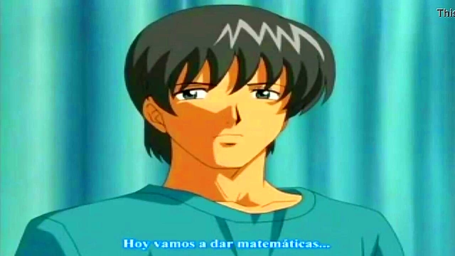 Big-Titted Anime Teacher Threesome – Anal Fun & Creamy Blowjob Finale