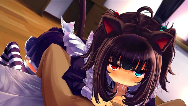 Kinky Kitten Gives Bizarre Anime BlowjobFantasy Cartoon Cat Yiff
