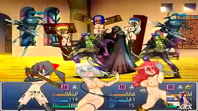 Shinobi Hideout Sex – Ryona Fucks Thieves in Intense Hentai Game Action