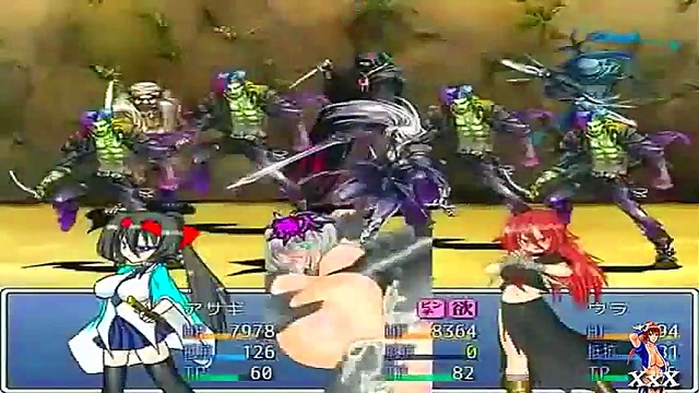 Shinobi Hideout Sex – Ryona Fucks Thieves in Intense Hentai Game Action