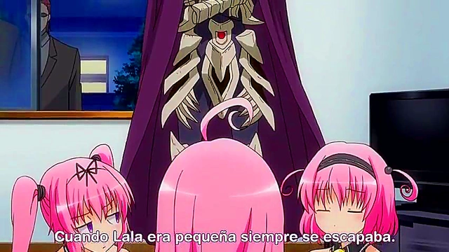 Lusty Anime Couple Engages in Hot Ecchi Action in Love Ru Scene