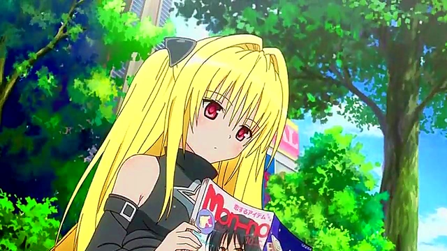 Lusty Anime Couple Engages in Hot Ecchi Action in Love Ru Scene